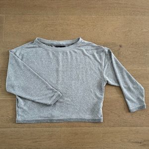 Prana relaxed fit cropped sweatshirt size M